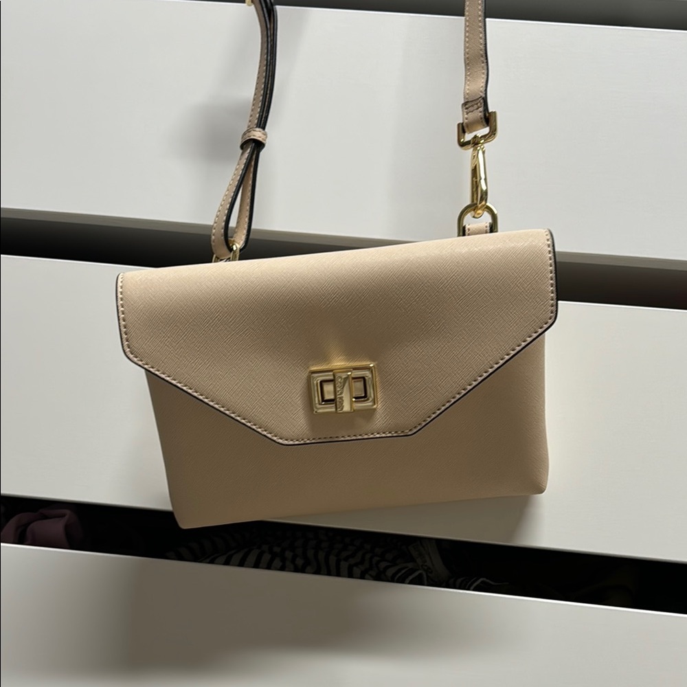 Beige Crossbody Bag